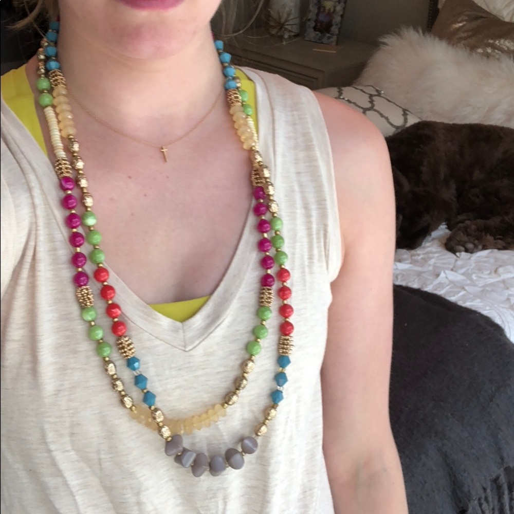 Colorful Anthropologie necklace